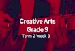 Creative Arts Grade 9 - Holy Cross High