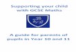 Supporting your child with GCSE Maths