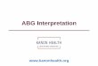 ABG Interpretation - kanonhealth.org