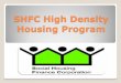 SHFC High Density Housing Program - SHDA
