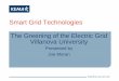 Smart Grid Technologies The Greening of the Electric Grid 