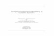 Analysis and Dynamic Modelling of Complex Systems