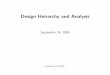 Design Heirarchy and Analysis - unm.edu