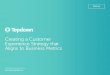 Creating a Customer Experience Strategy that Aligns to 