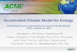 Accelerated Climate Model for Energy