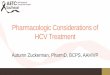 Pharmacologic Considerations of HCV Treatment
