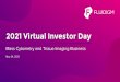 2021 Virtual Investor Day - Fluidigm Corporation