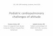 Pediatric cardiopulmonary challenges of altitude