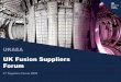 UK Fusion Suppliers Forum