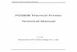 POS80B Thermal Printer Technical Manual - szhcct.com