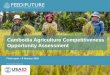 Cambodia Agriculture Competitiveness Opportunity Assessment