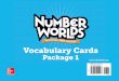 Number Worlds Vocabulary Cards Sampler