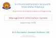 Management Information System Sri Chandrasekharendra 