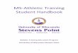 MS-Athletic Training Student Handbook - UWSP