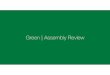 Green | Assembly Review
