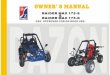 Raider Max 175 (single-seat & double-seat): Owner™s Manual 