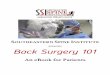 Back Surgery 101 - Southeastern Spine