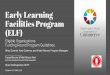 Early Learning Facilities Program (ELF)