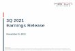 3Q 2021 Earnings Release