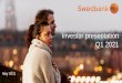 Investor presentation Q1 2021 - Swedbank