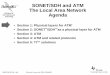 AgendaThe Local Area NetworkSONET/SDH and ATM