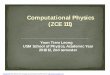 Computational Physics (ZCE 111) - comsics.usm.my