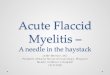 Acute Flaccid Myelitis - mcaap.org