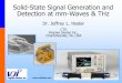 Solid-State Signal Generation and Detection at mm-Waves & THz