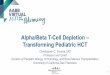 Alpha/Beta T-Cell Depletion – Transforming Pediatric HCT
