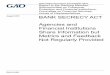 GAO-19-582, BANK SECRECY ACT: Agencies and Financial 