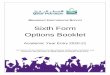 Sixth Form Options Booklet - Mesaieed