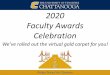 2020 Faculty Awards Celebration