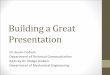 Building a Great Presentation - Mercer University