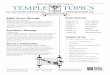 VOLUME 38 NO. 1 TEMPLE TOPICS