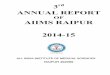 ANNUAL REPORT - All India Institute Of Medical Sciences 