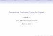 Competitive Nonlinear Pricing for Signals
