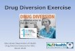 Drug Diversion Exercise - NJ