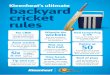 Kleenheat’s ultimate backyard cricket rules