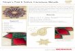 Steph’s Fold & Stitch Christmas Wreath
