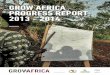 GROW AFRICA PROGRESS REPORT 2013 - 2014