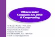 Offences under Companies Act, 2013 & Compounding