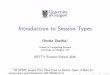 Introduction to Session Types - Gla