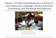 Impacts of Public Prekindergarten on Children’s Early 