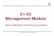 E1--E2 E2 Management Module