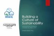 Building a Culture of Sustainability