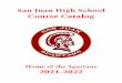 Course Catalog 2021-2022 - San Juan Unified School District