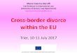 Cross-border divorce within the EU
