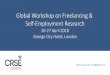 Global Workshop on Freelancing & Self-Employment Research