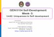 GEN0104 Self-Development Week- 5