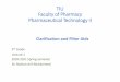 TIU Faculty of Pharmacy Pharmaceutical Technology II